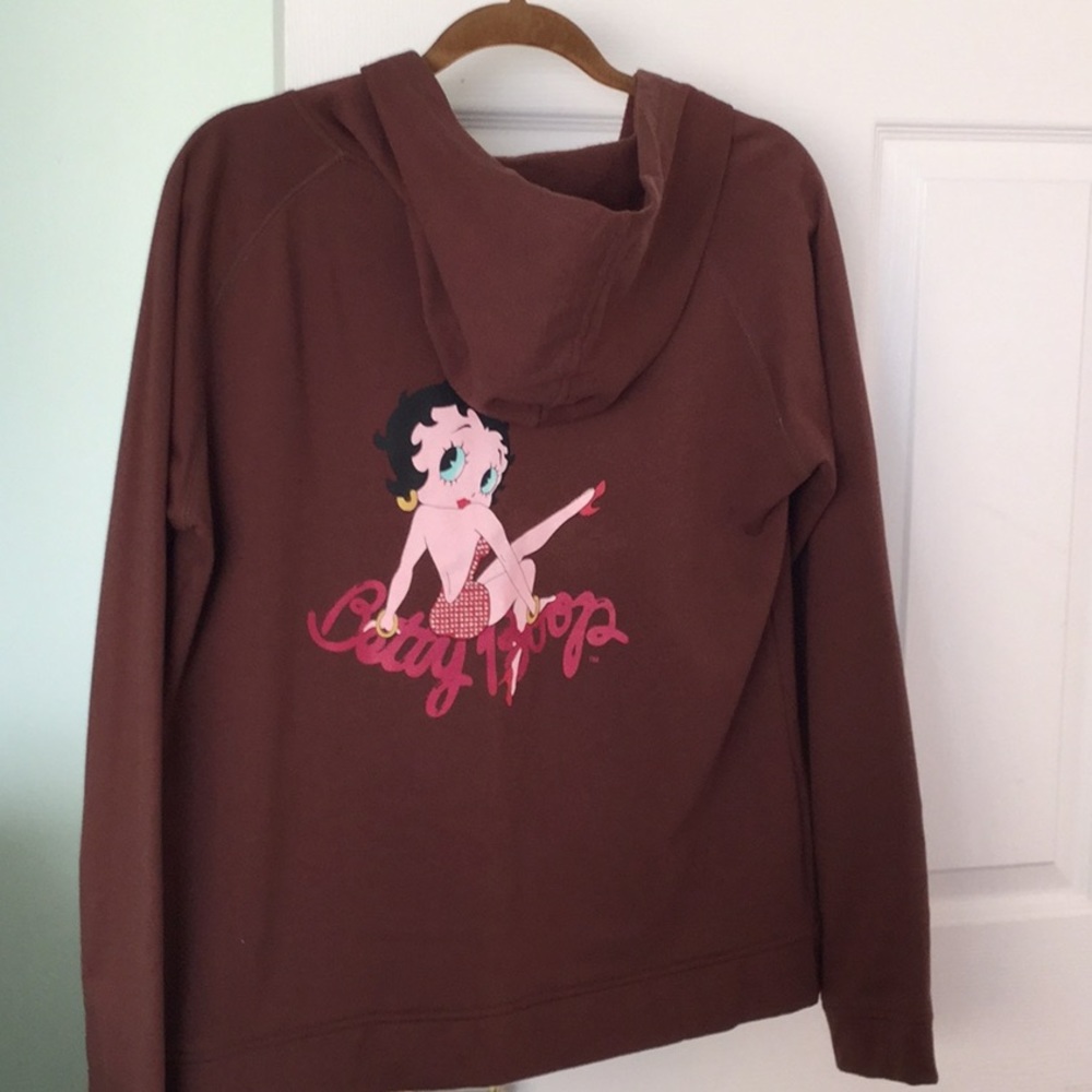 BETTY BOOP ZIP UP HOODIE
